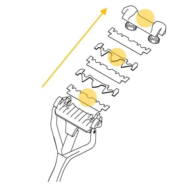 Shavent Klingenwechsel Anleitung, Schritt für Schritt